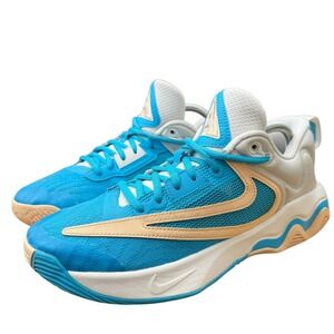 Nike Giannis Immortality 3 Basketball Shoe DZ7533‑002 Phantom Ice Peach Blue 8.5